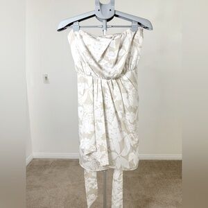 Express Strapless Pleated Dress – Size 12